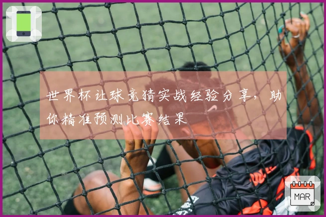 世界杯让球竞猜实战经验分享，助你精准预测比赛结果